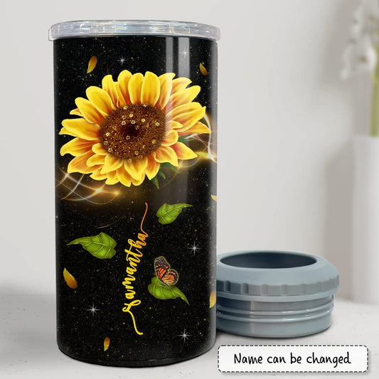 Personalized Mom Can Cooler Sunflower To My Mom Mother's Day Gift