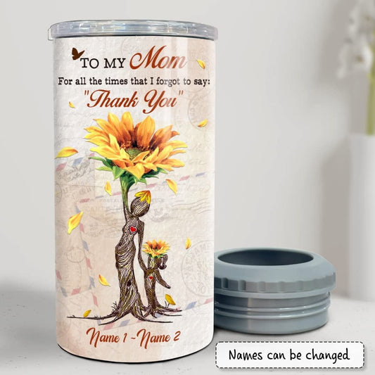 Personalized Mom Tumbler From Daughter Can Cooler Vintage Style