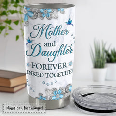 Personalized Mom Tumbler Hummingbird Linked Forever Mother's Day Gifts