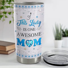 Personalized Mom Tumbler Turtle Jewelry Style Mother's Day Gift