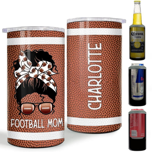 Personalized Mother Can Cooler Football Mom For Sport Players