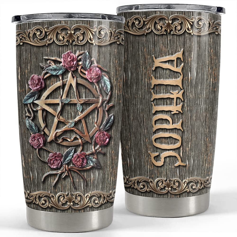 Personalized Mystical Witch Tumbler Engraved Style Best Gift Ever