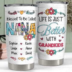 Personalized Nana Tumbler Gift From Grandkids For Grandmother Mimi