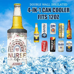 Personalized Nurse Can Cooler New Life Appreciation Best Gifts