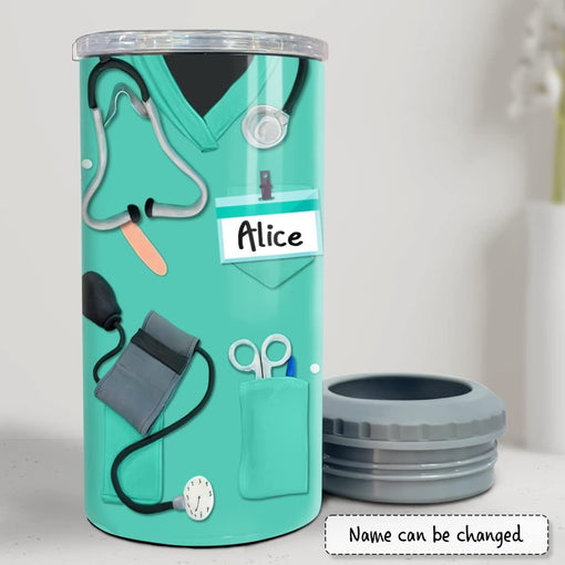 Personalized Nurse Can Cooler Nurses Scrub Best Gift For New Nurses