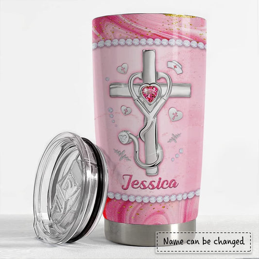 Personalized Nurse Tumbler Faith Nurse Gifts For Women New Nurse