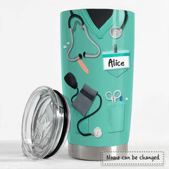 Personalized Nurse Tumbler Nurse Scrub UniForm For Nursing New Women