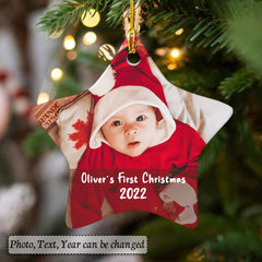 Personalized Ornament  Baby's First Christmas