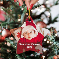 Personalized Ornament  Baby's First Christmas