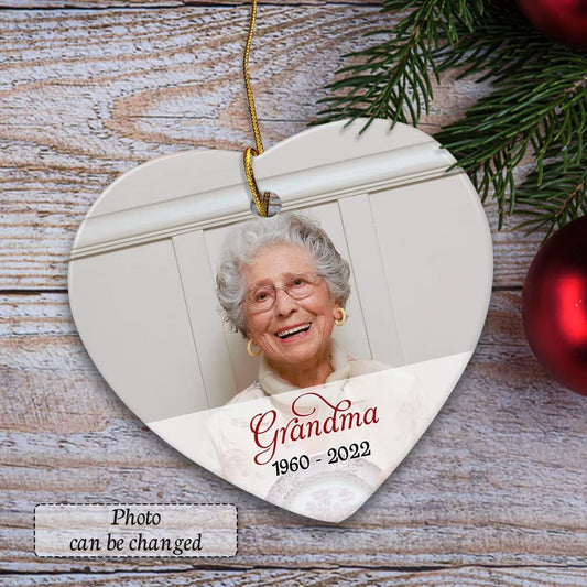 Personalized Ornament Grandma Memorial Christmas