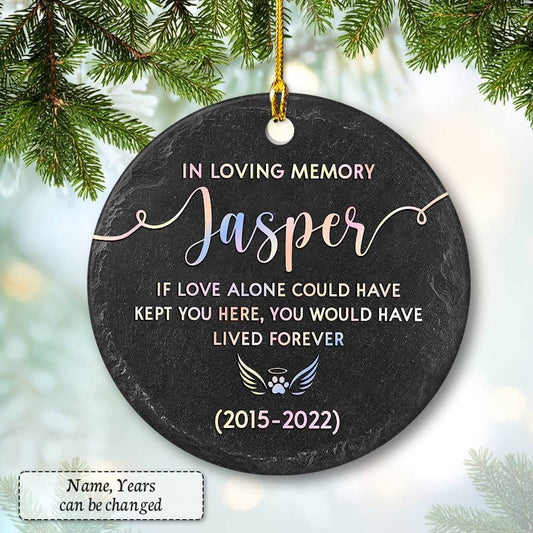 Personalized Ornament In Loving Memory Pet