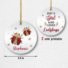 Personalized Ornament Ladybug Ornament Jewelry Style