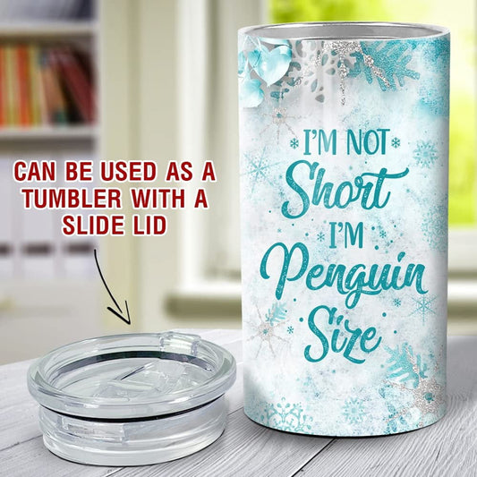 Personalized Penguin Can Cooler Animal Lovers Gift For Bestie