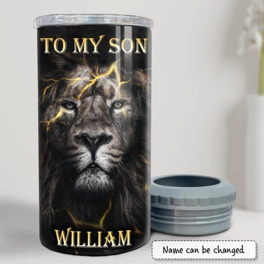 Personalized Son Gifts Can Cooler Lion From Mom For Sons Kids