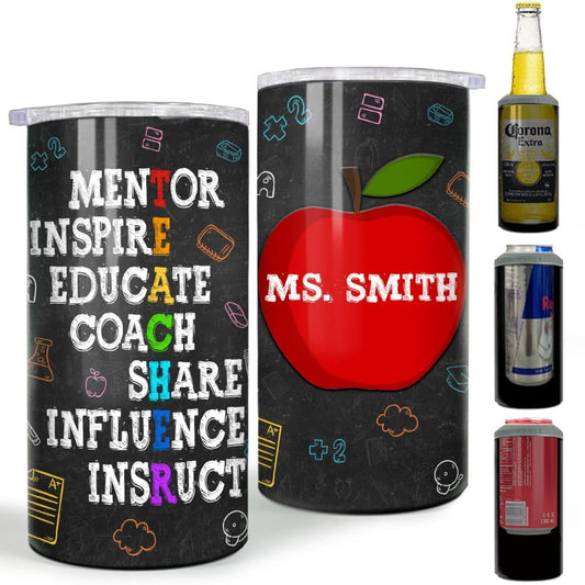 Personalized Teacher Can Cooler Appreciation Gifts For Teacher
