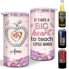 Personalized Teacher Can Cooler Jewelry For Teacher New Assistant