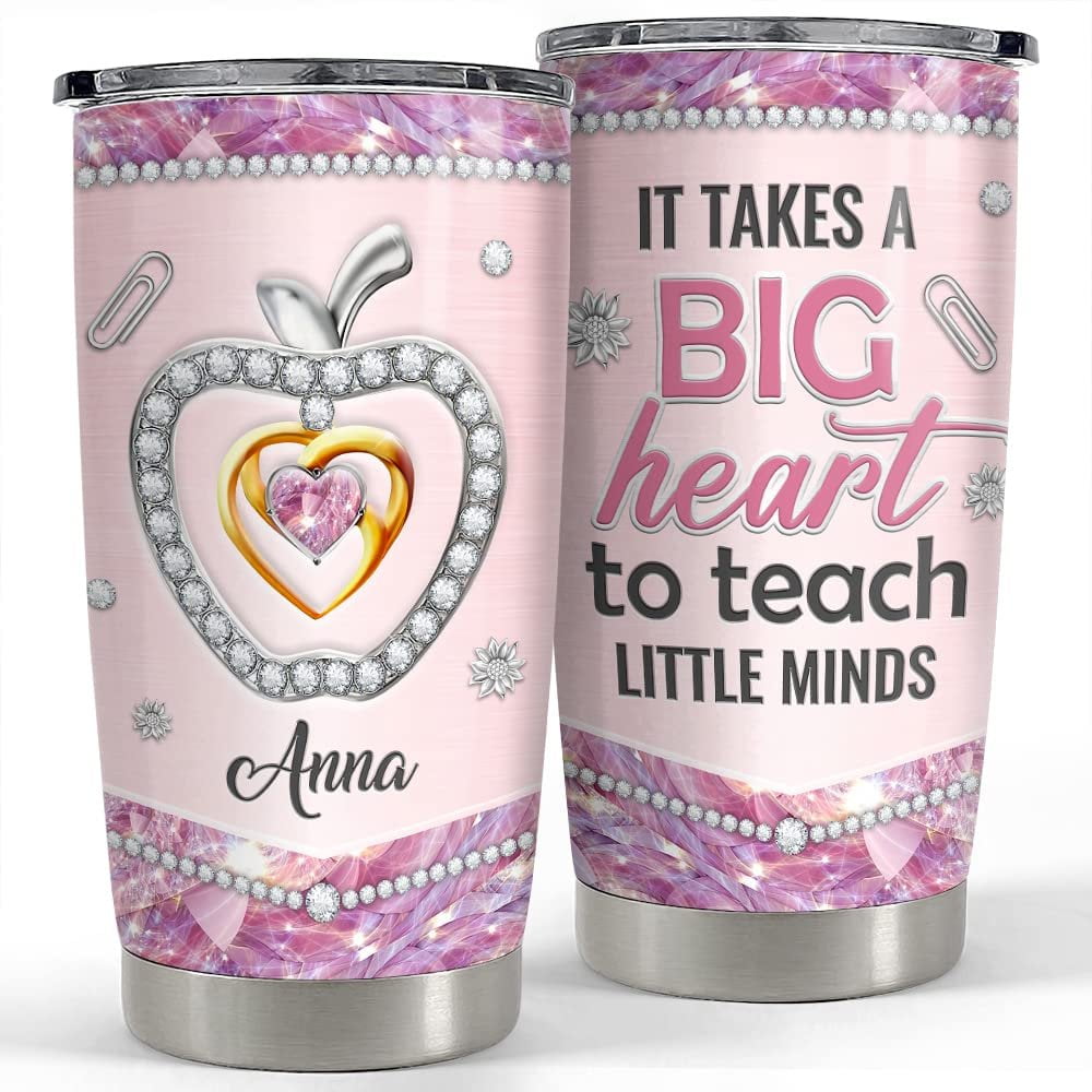 Personalized Teacher Tumbler Jewelry Drawing Style Gifts For Teacher