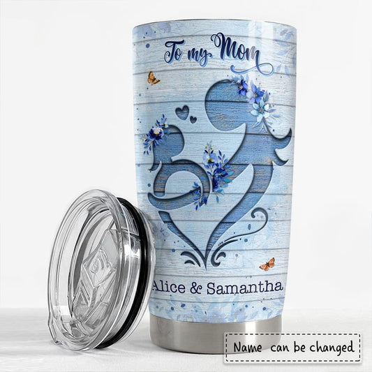 Personalized To My Mom Tumbler Engraved Style From Daughter Son
