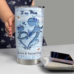 Personalized To My Mom Tumbler Engraved Style From Daughter Son
