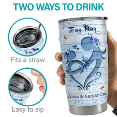 Personalized To My Mom Tumbler Engraved Style From Daughter Son