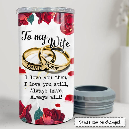 Personalized To My Wife Can Cooler Couple Rings From Husband For Lover