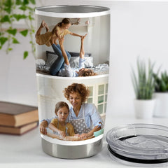 Personalized Tumbler Custom Photo For Mom Best Sister Best Friend