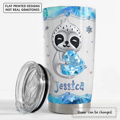Personalized Tumbler Just A Girl Who Loves Sloths For Animal Lover