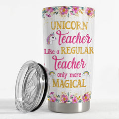 Personalized Tumbler Unicorn Teacher Cute Gift For Teacher