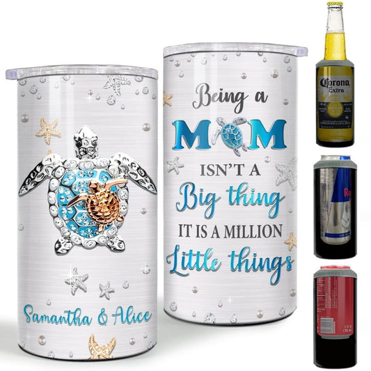 Personalized Turtle Can Cooler Being A Mom Jewelry Style For Women