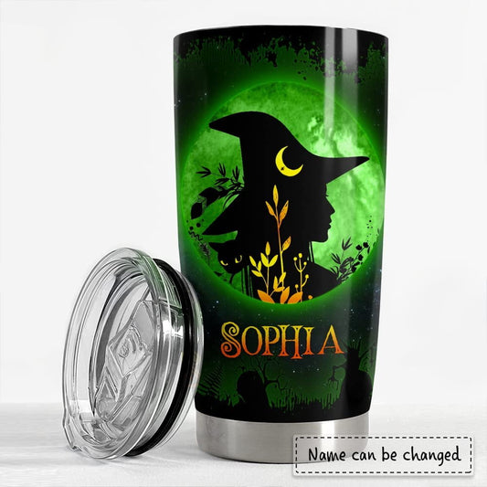 Personalized Witch Tumbler Halloween Custom For Women Friend Witches