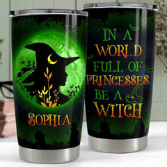 Personalized Witch Tumbler Halloween Custom For Women Friend Witches