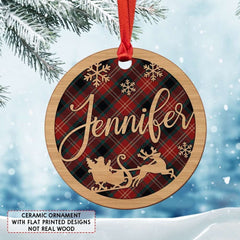Personalized Wood Name Hanging Decoration Ornament