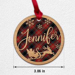 Personalized Wood Name Hanging Decoration Ornament